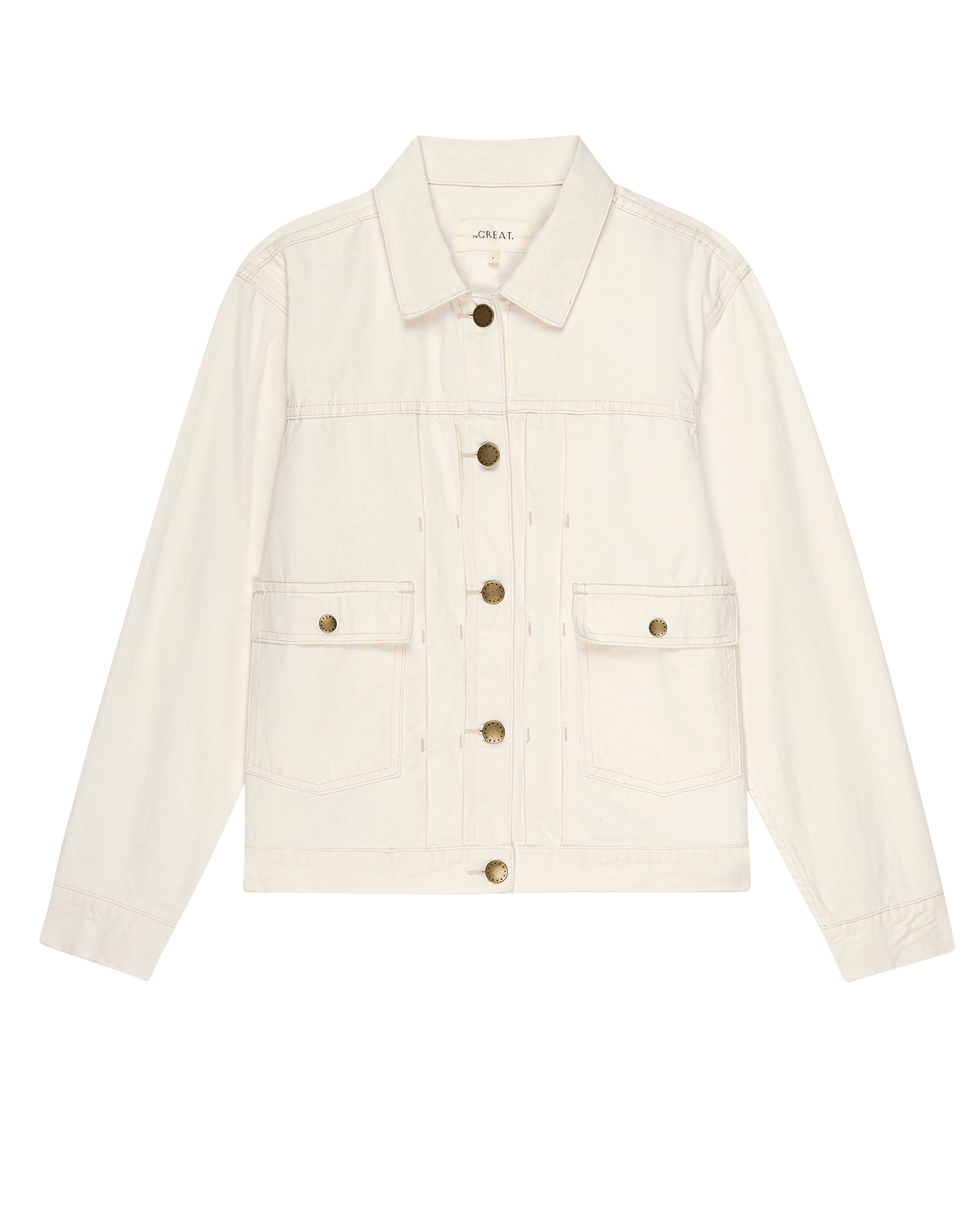 The Workwear Jean Jacket. -- Natural Hemp