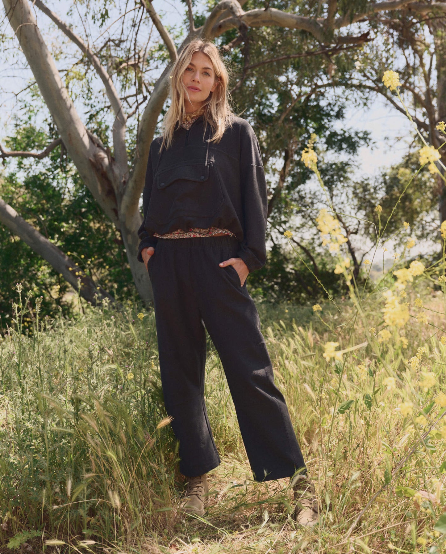 The Roam Sweatpant. -- Washed Black