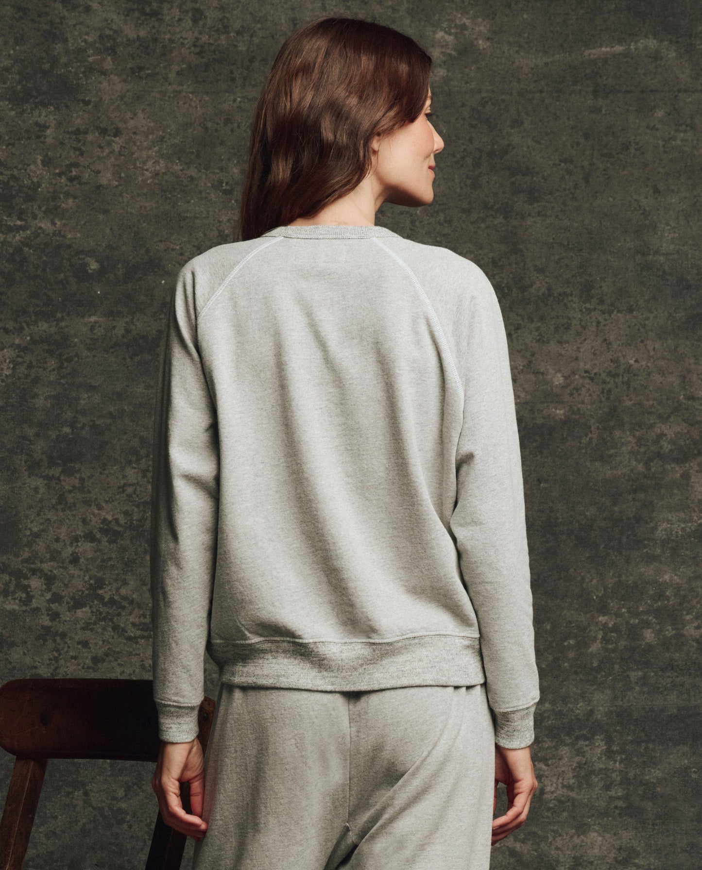 The Fleece Rookie Sweatshirt. Solid -- Heather Grey
