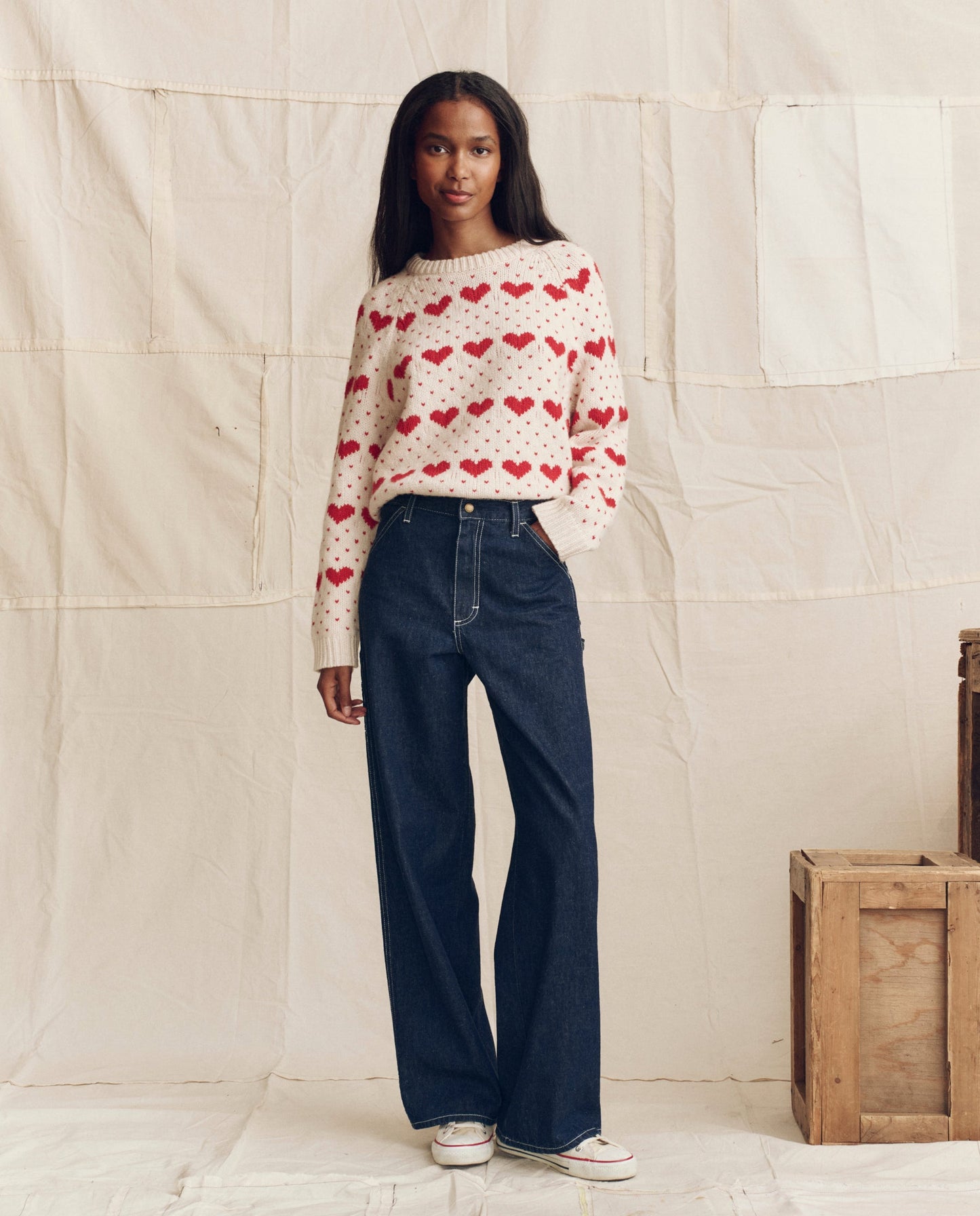 The Mill Jean. -- Rinse with Cream Stitching