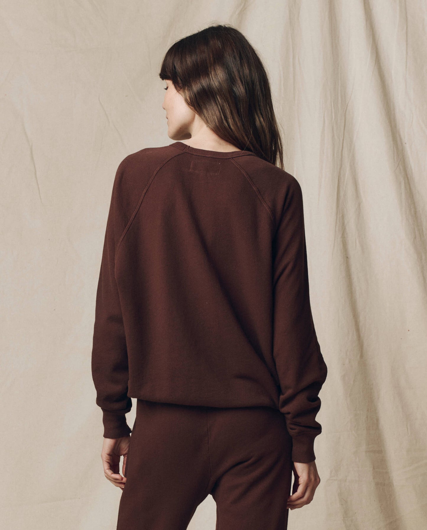 The College Sweatshirt. Solid -- Driftwood