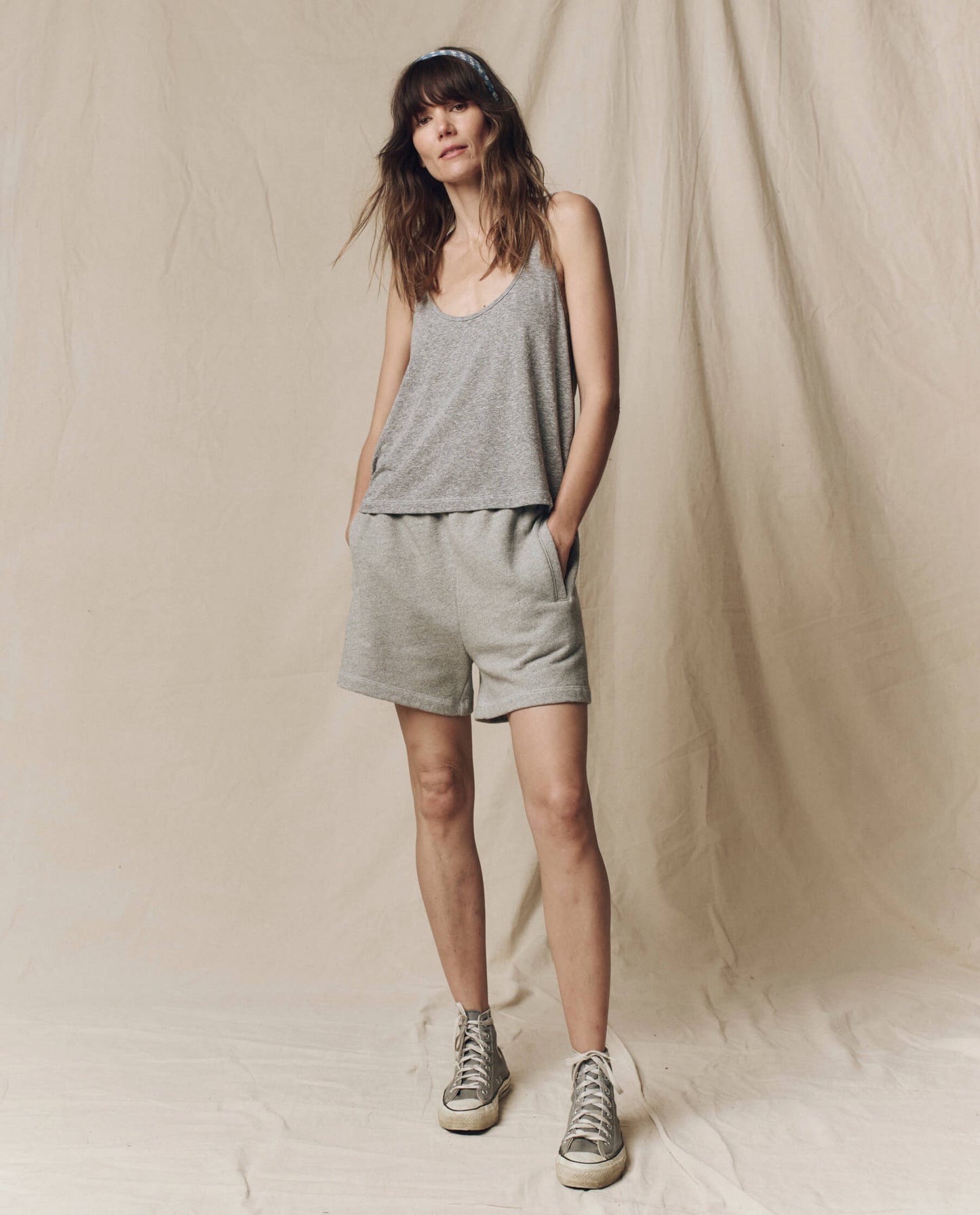 The Victory Short. Solid -- Varsity Grey
