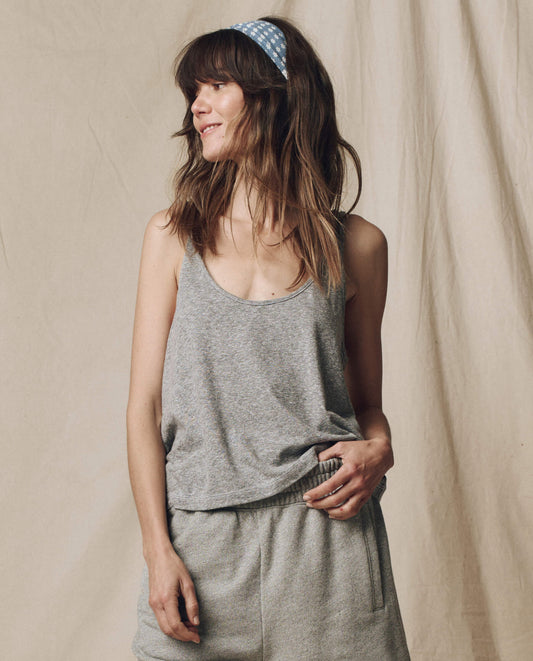 The Scoop Neck Tank. -- Heather Grey