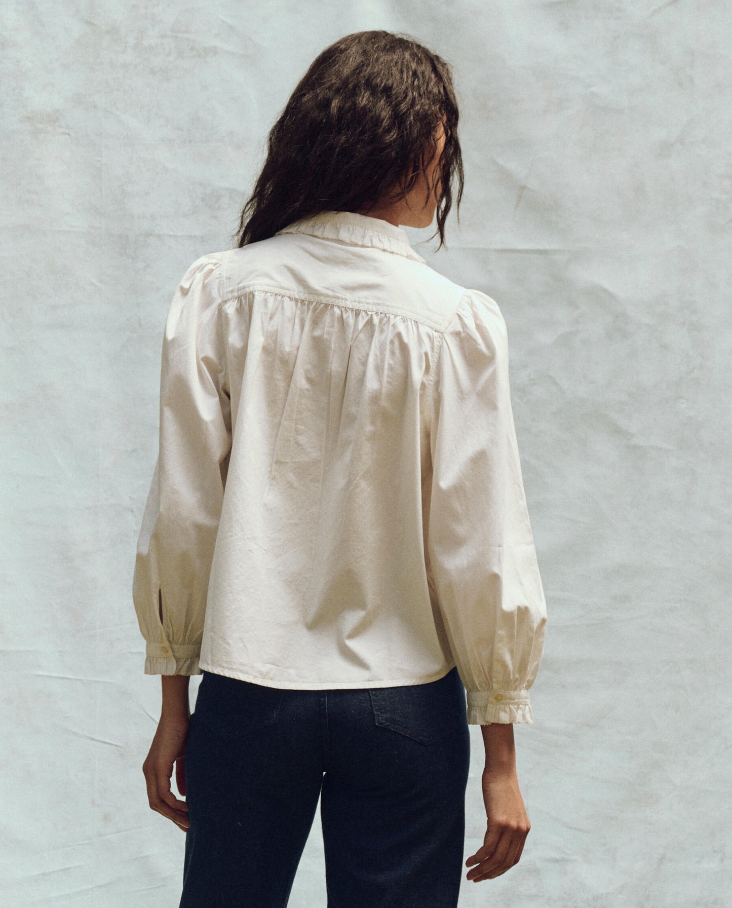 The Hemingway Top. -- White