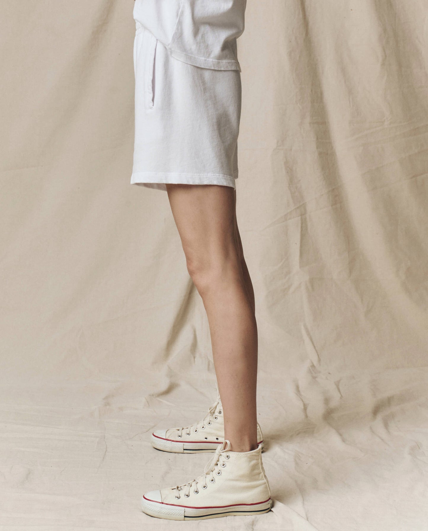 The Victory Short. Solid -- True White