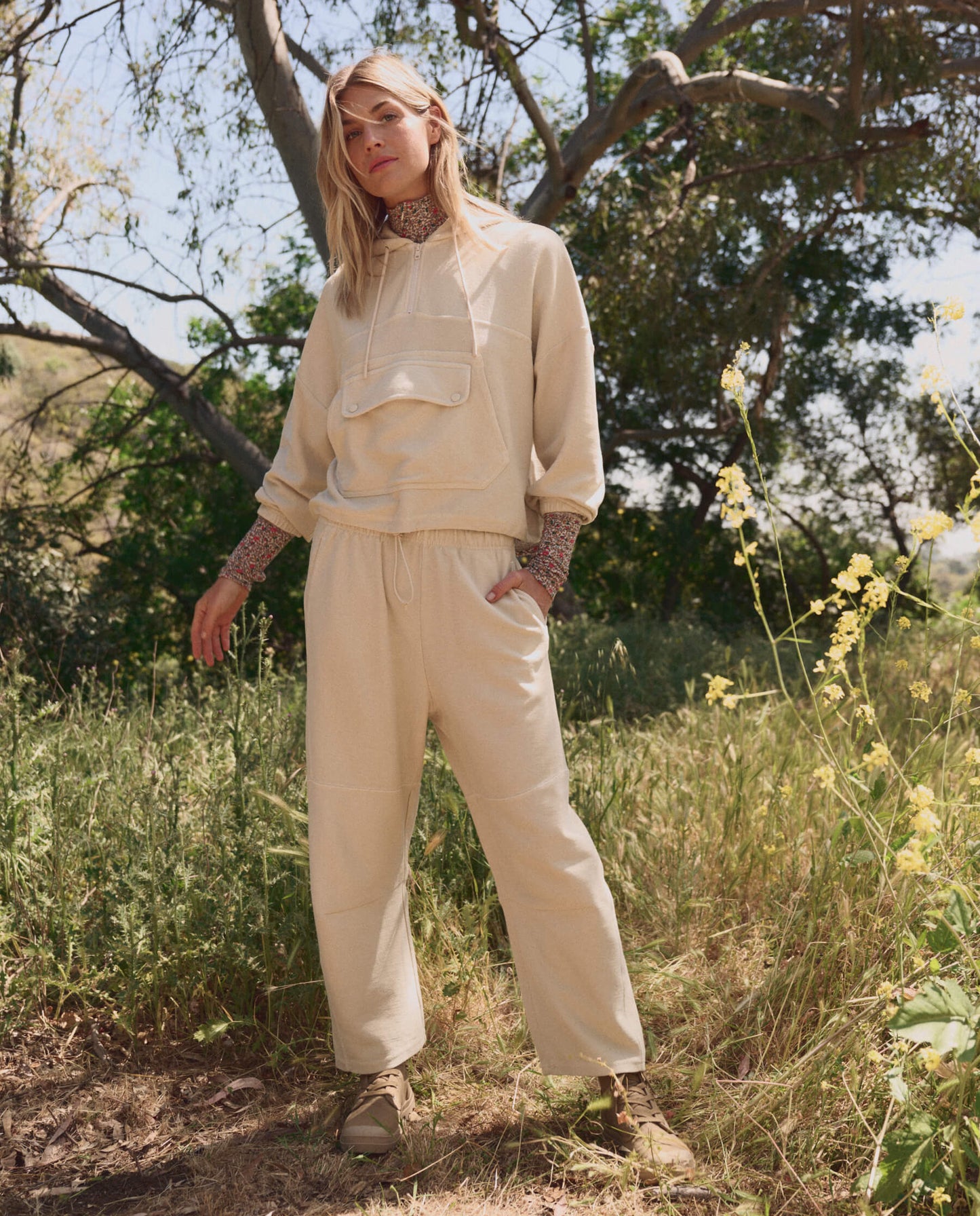 The Roam Sweatpant. -- Oatmilk