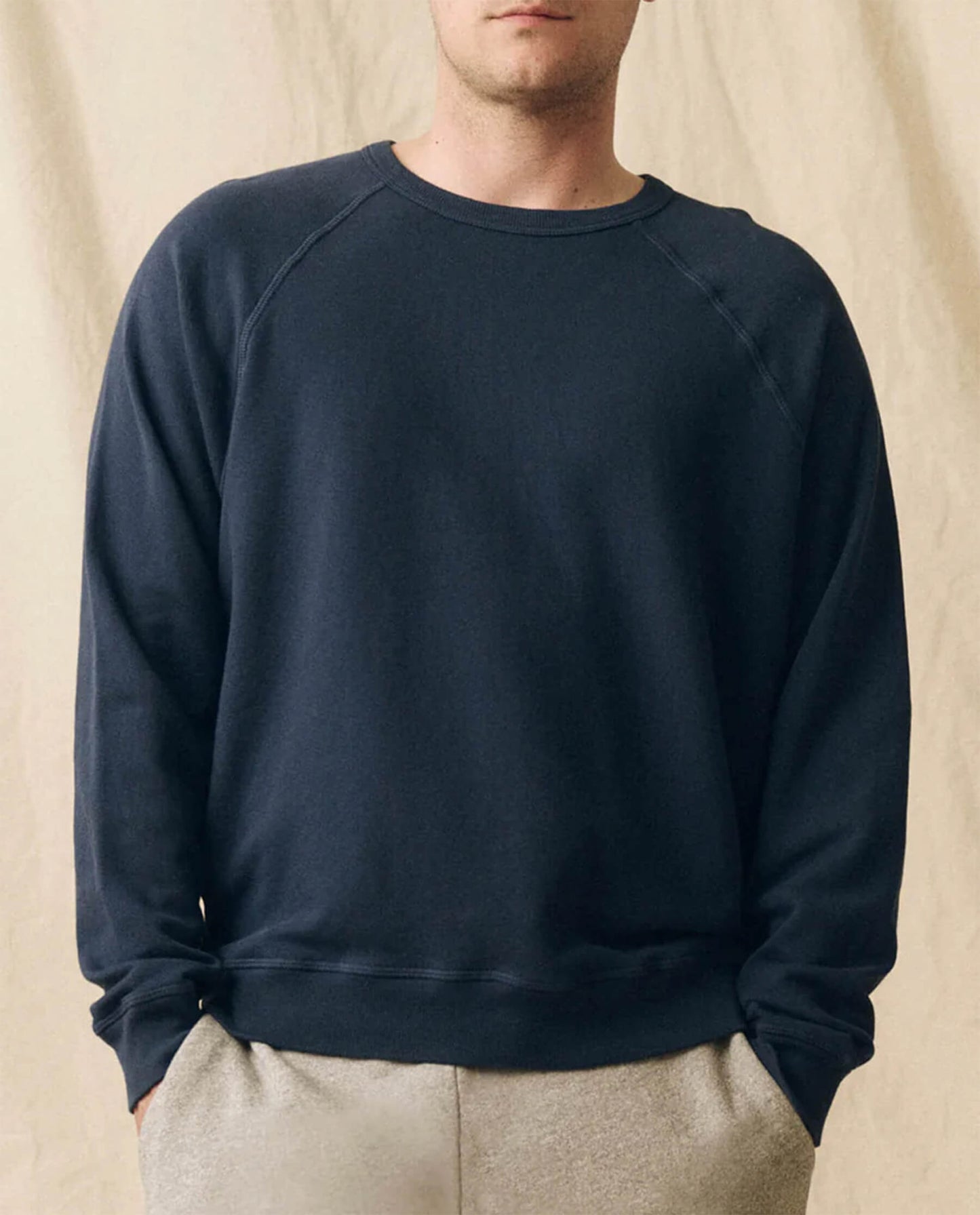 The Men's College Sweatshirt. -- True Navy