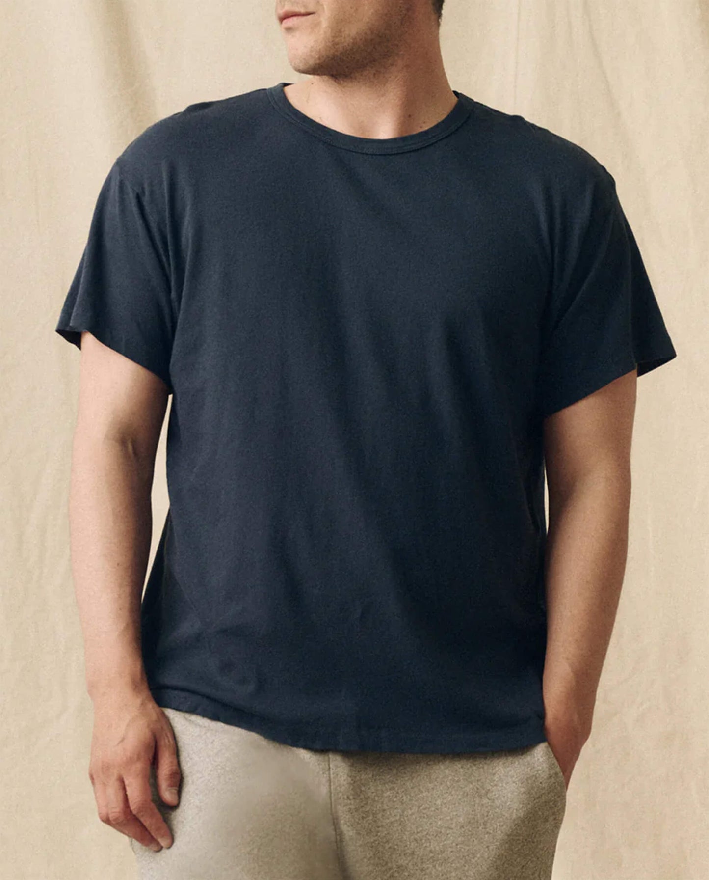 The Men's Slim Tee. -- True Navy