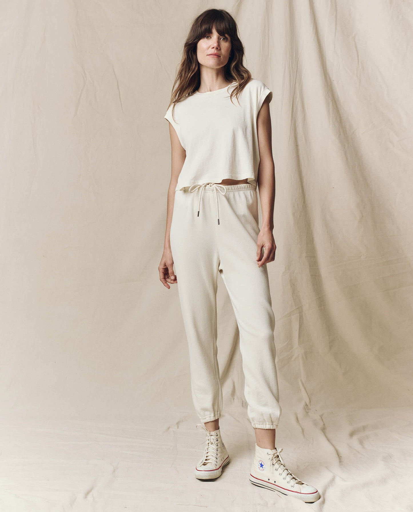 The Square Tee. -- Washed White