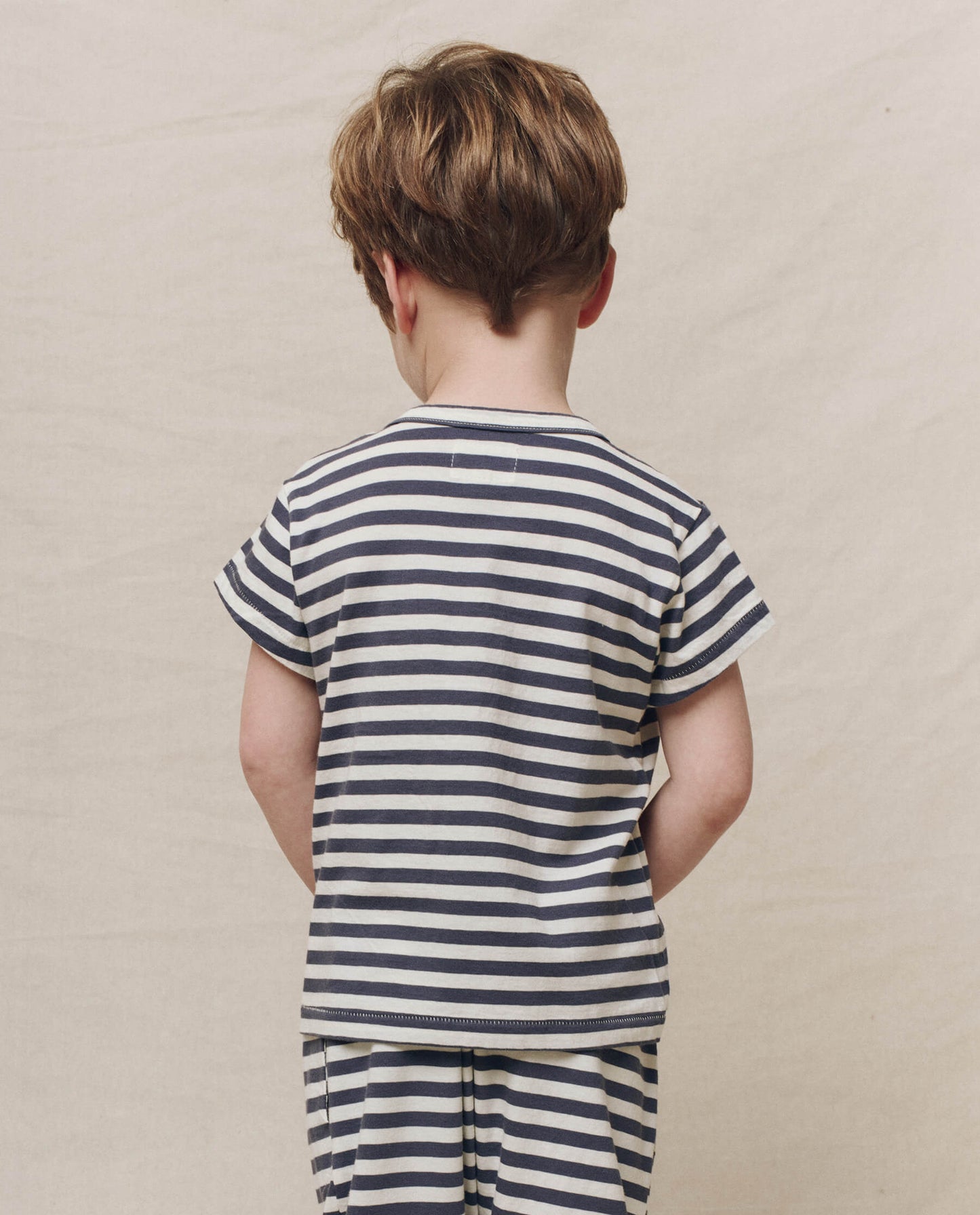The Little Boxy Crew. Novelty -- Vintage Blue Stripe