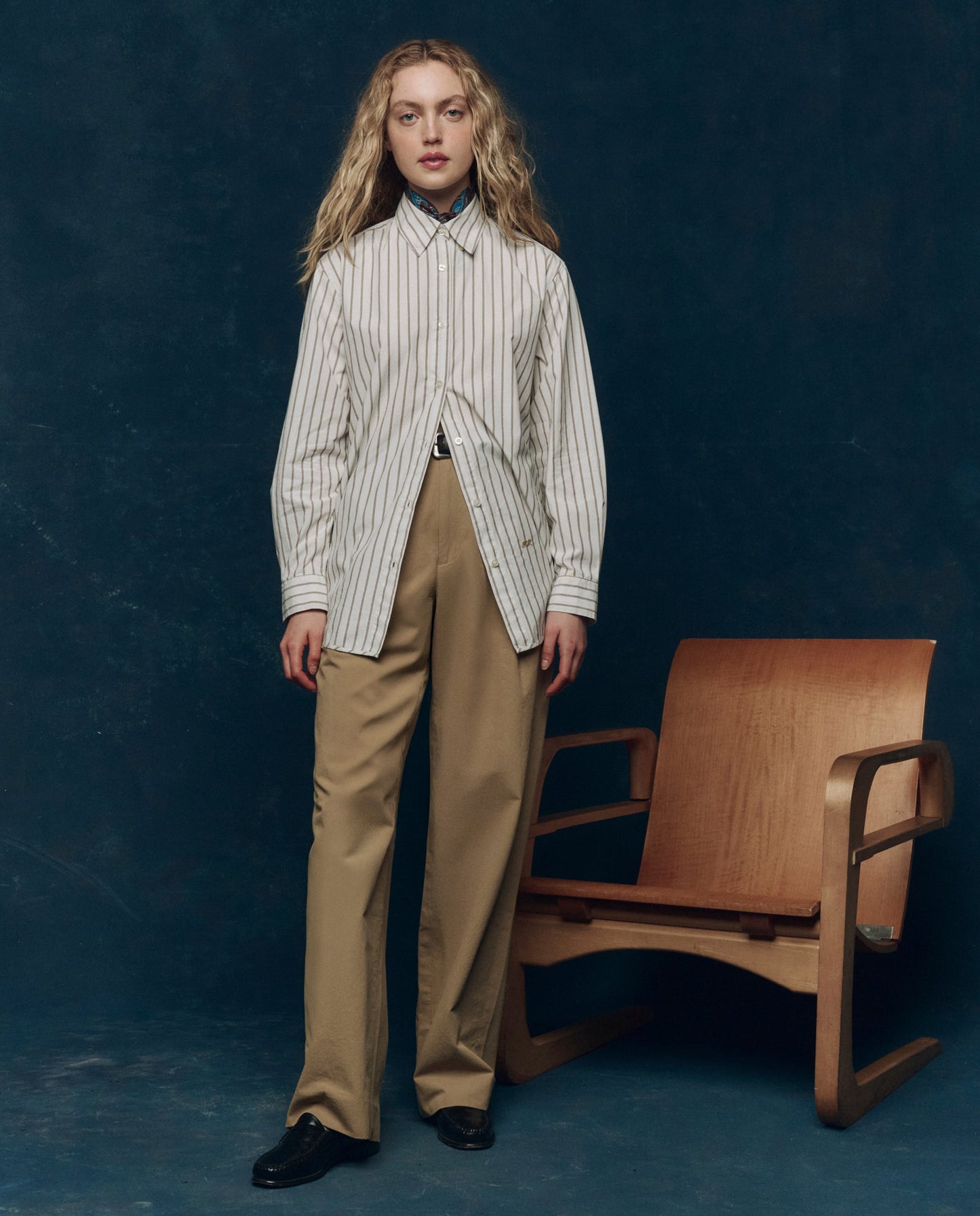The Menswear Button Up. -- Ivy League Stripe
