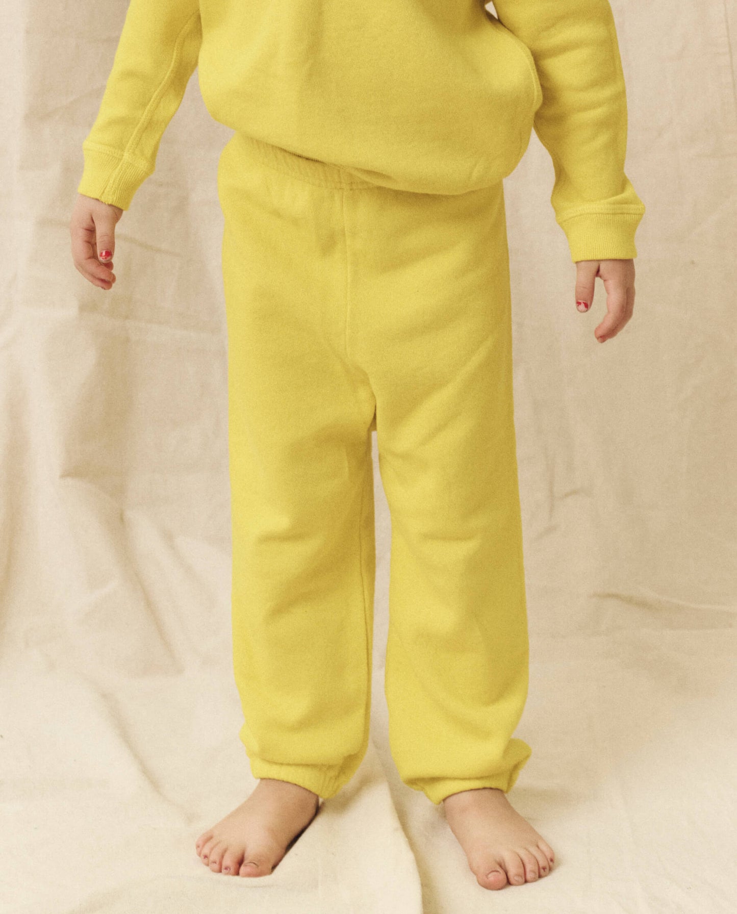 The Little Stadium Sweatpant. Solid -- Sunbeam