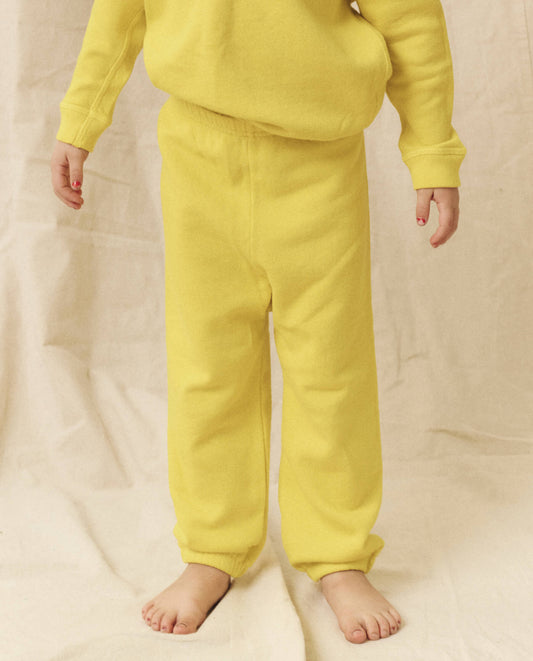 The Little Stadium Sweatpant. Solid -- Sunbeam