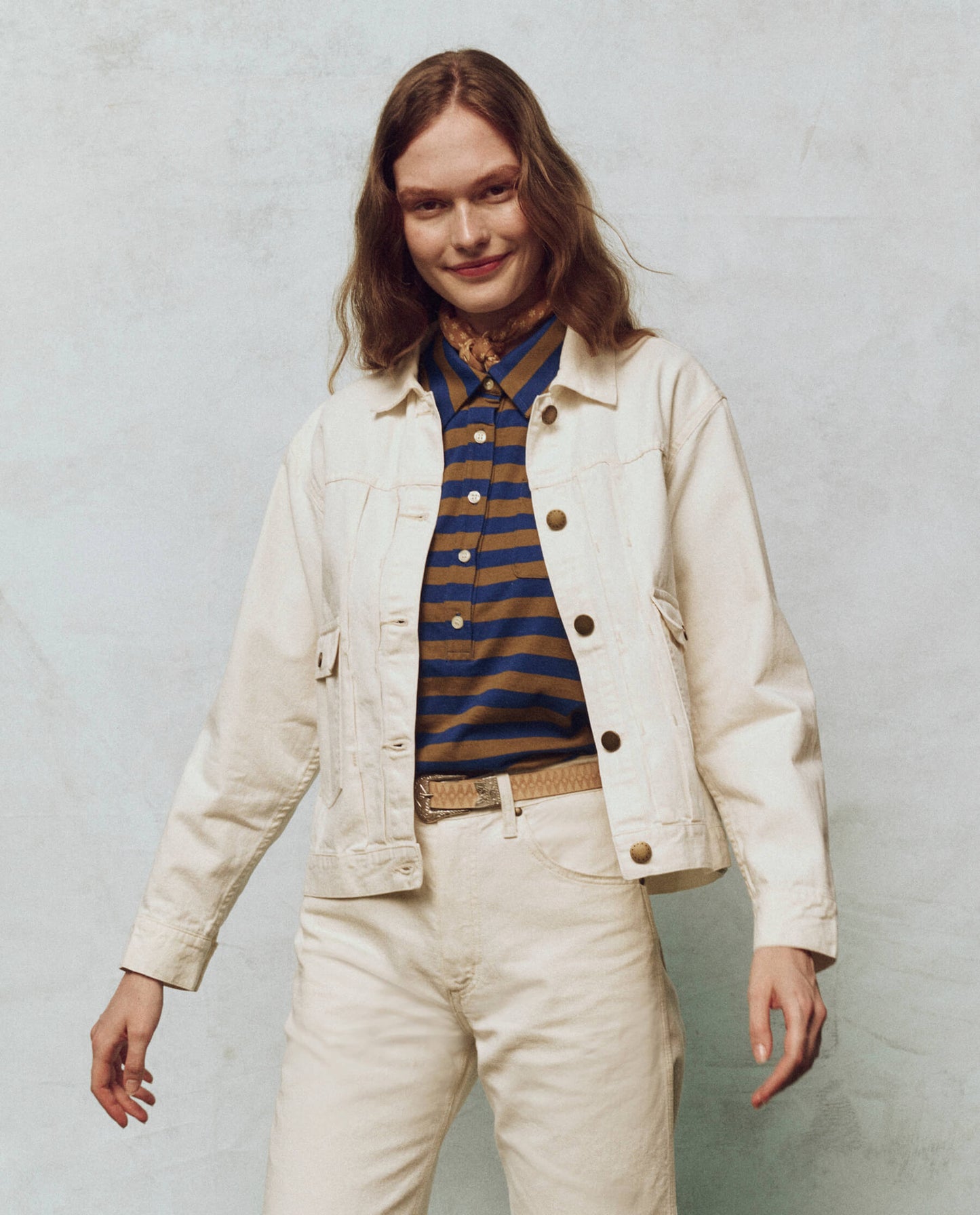 The Workwear Jean Jacket. -- Natural Hemp