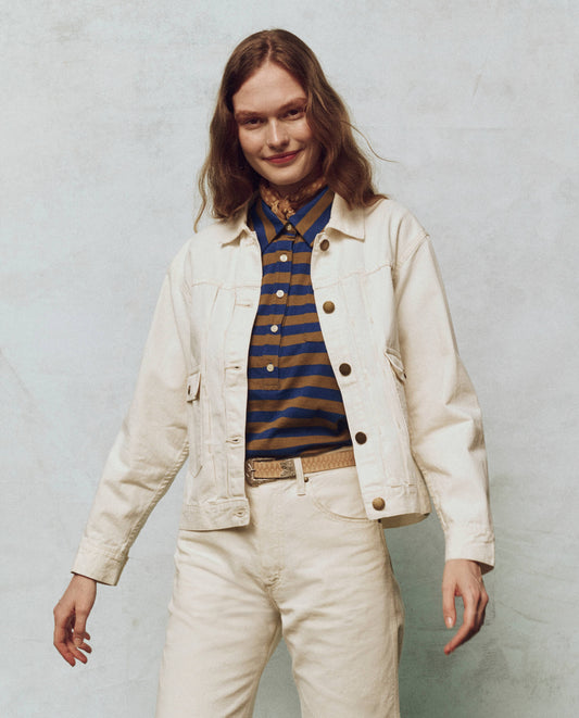 The Workwear Jean Jacket. -- Natural Hemp