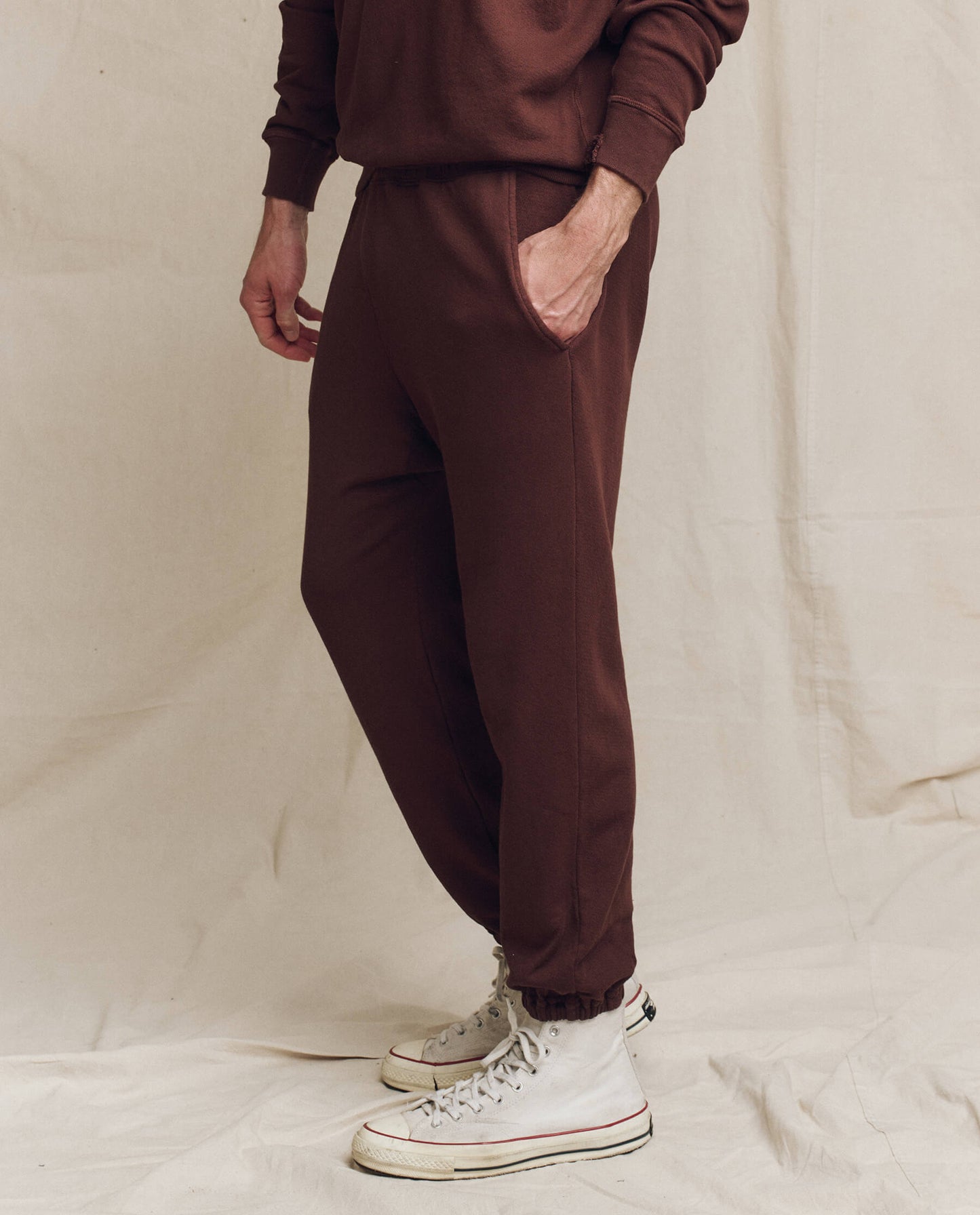The Men's Stadium Sweatpant. -- Toasted Walnut