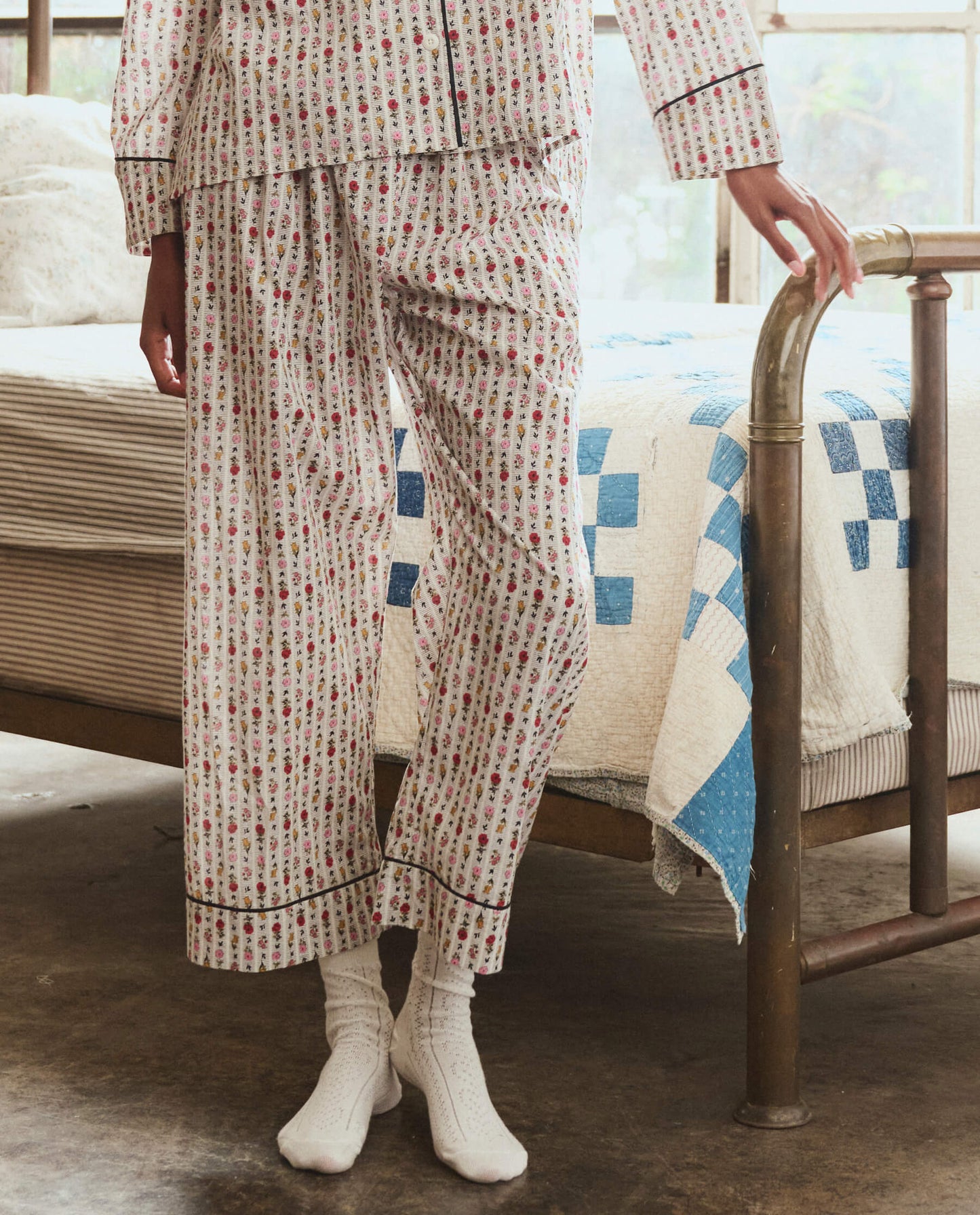 The Easy Sleep Pant. -- Ribbon Floral