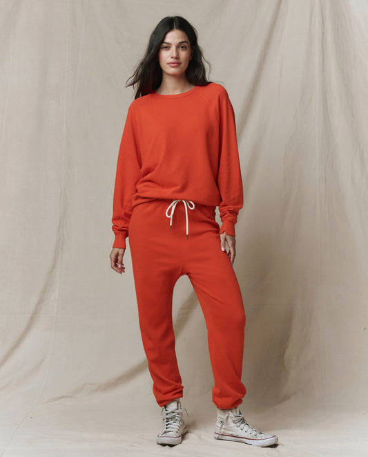 The Stadium Sweatpant. Solid -- Persimmon