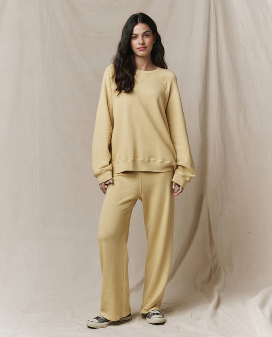 The Lap Sweatpant. Solid -- Butter Yellow