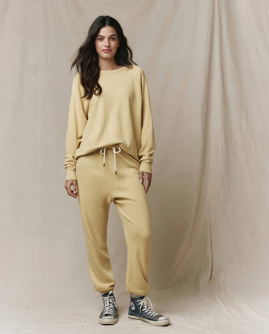 The Stadium Sweatpant. Solid -- Butter Yellow
