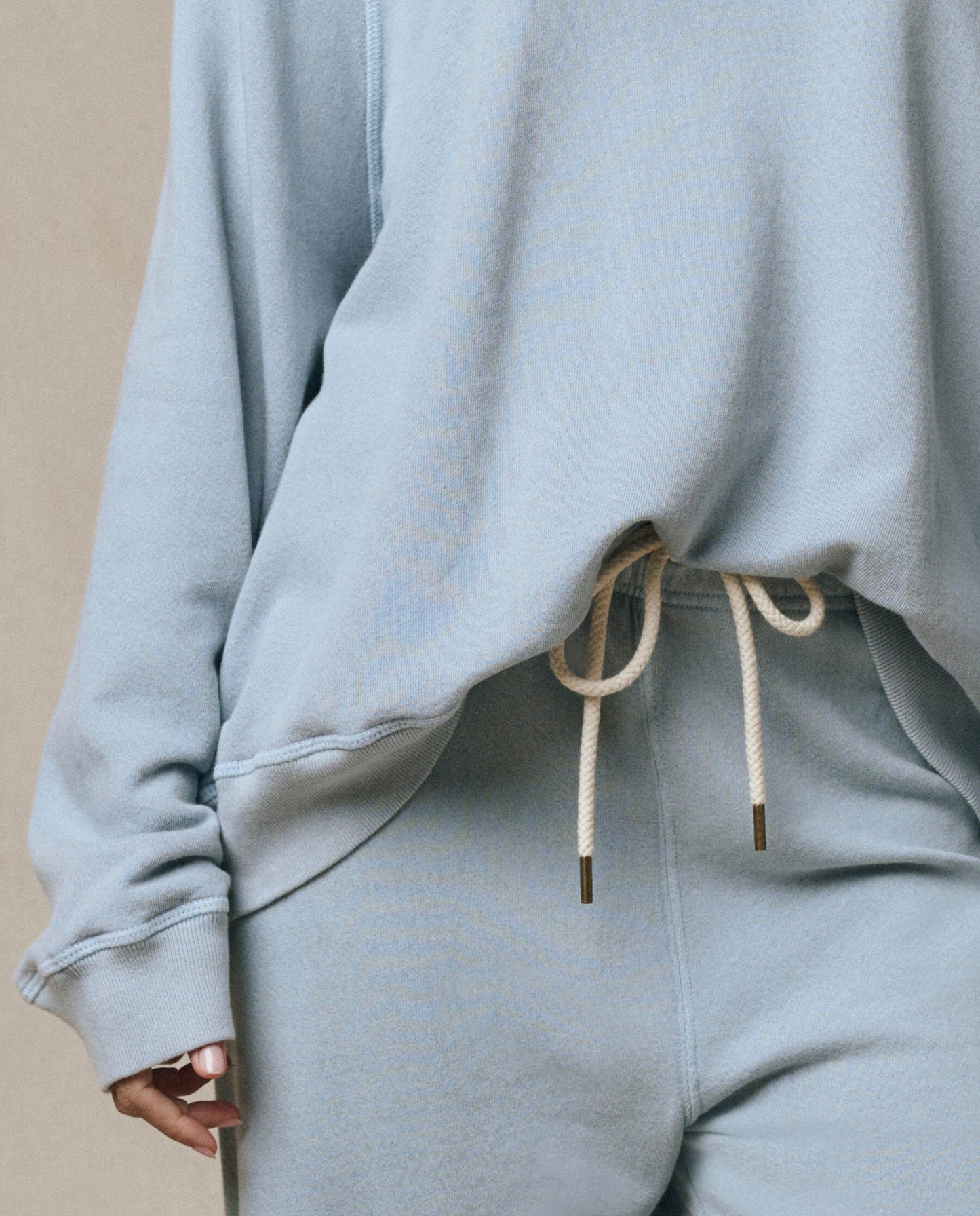 The Lap Sweatpant. Solid -- Whisper Blue