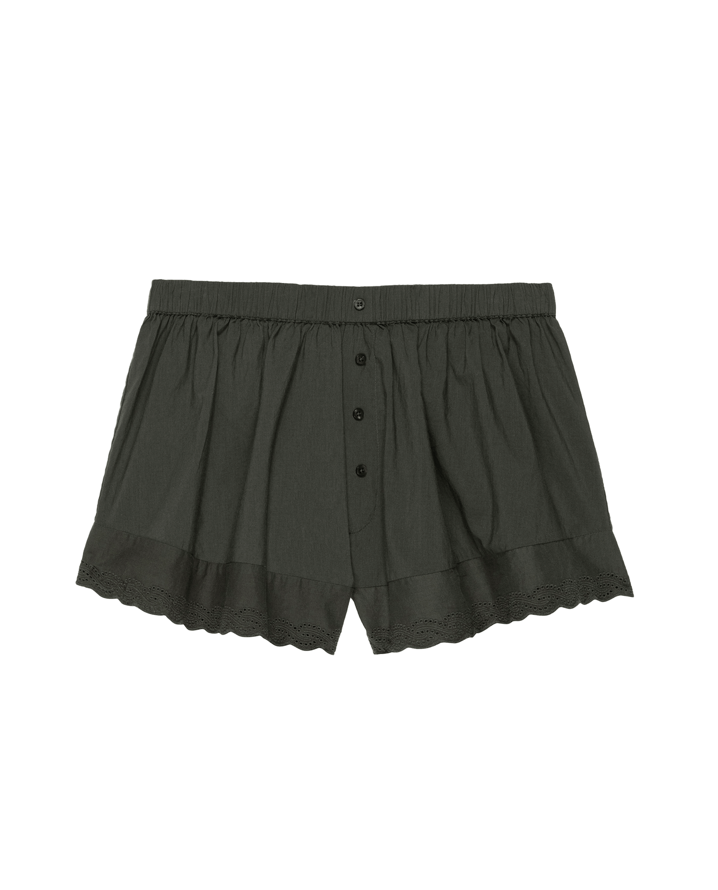 The Eyelet Tap Short. -- Black