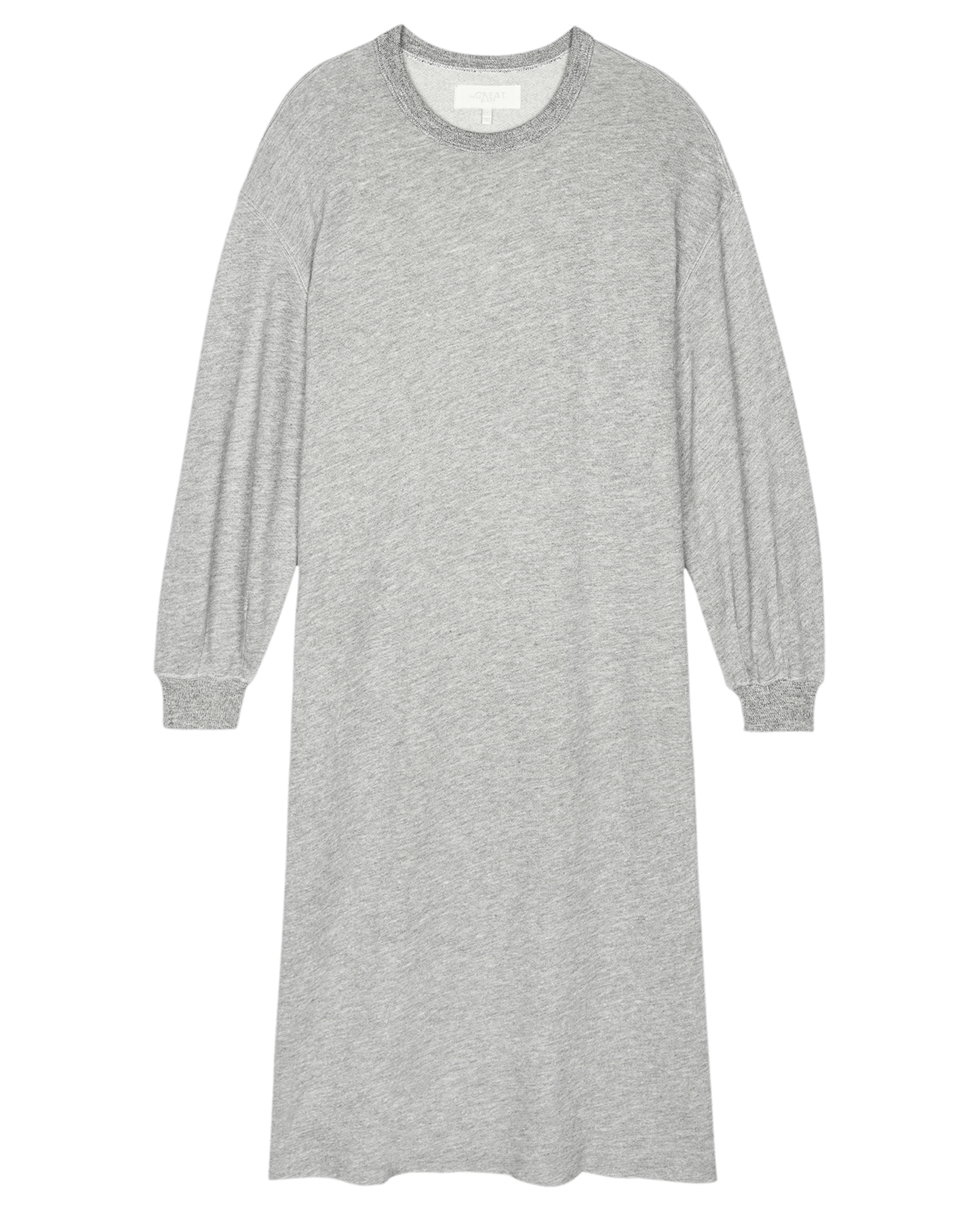 The Sweatshirt Dress. -- Light Heather Grey