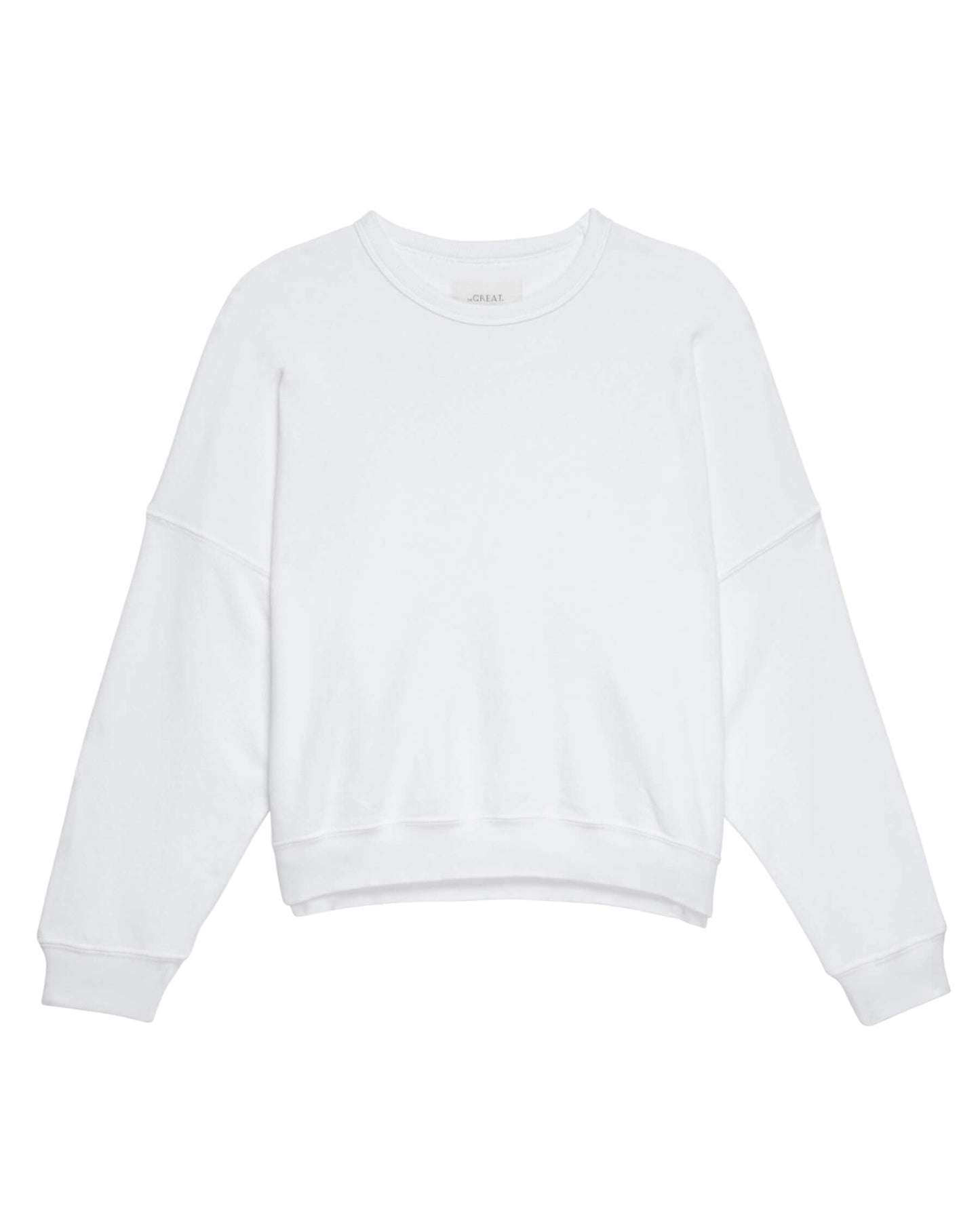 The Teammate Sweatshirt. Solid -- True White