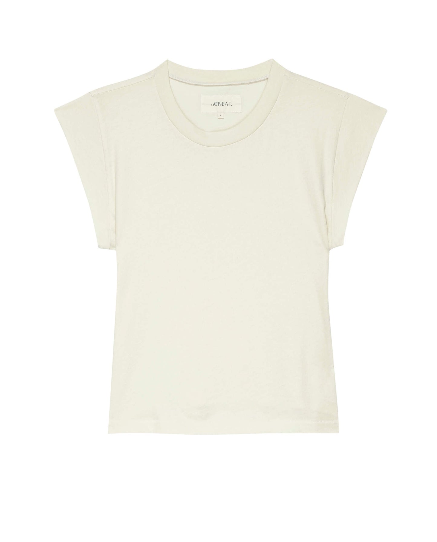 The Peak Shoulder Tee. -- Washed White