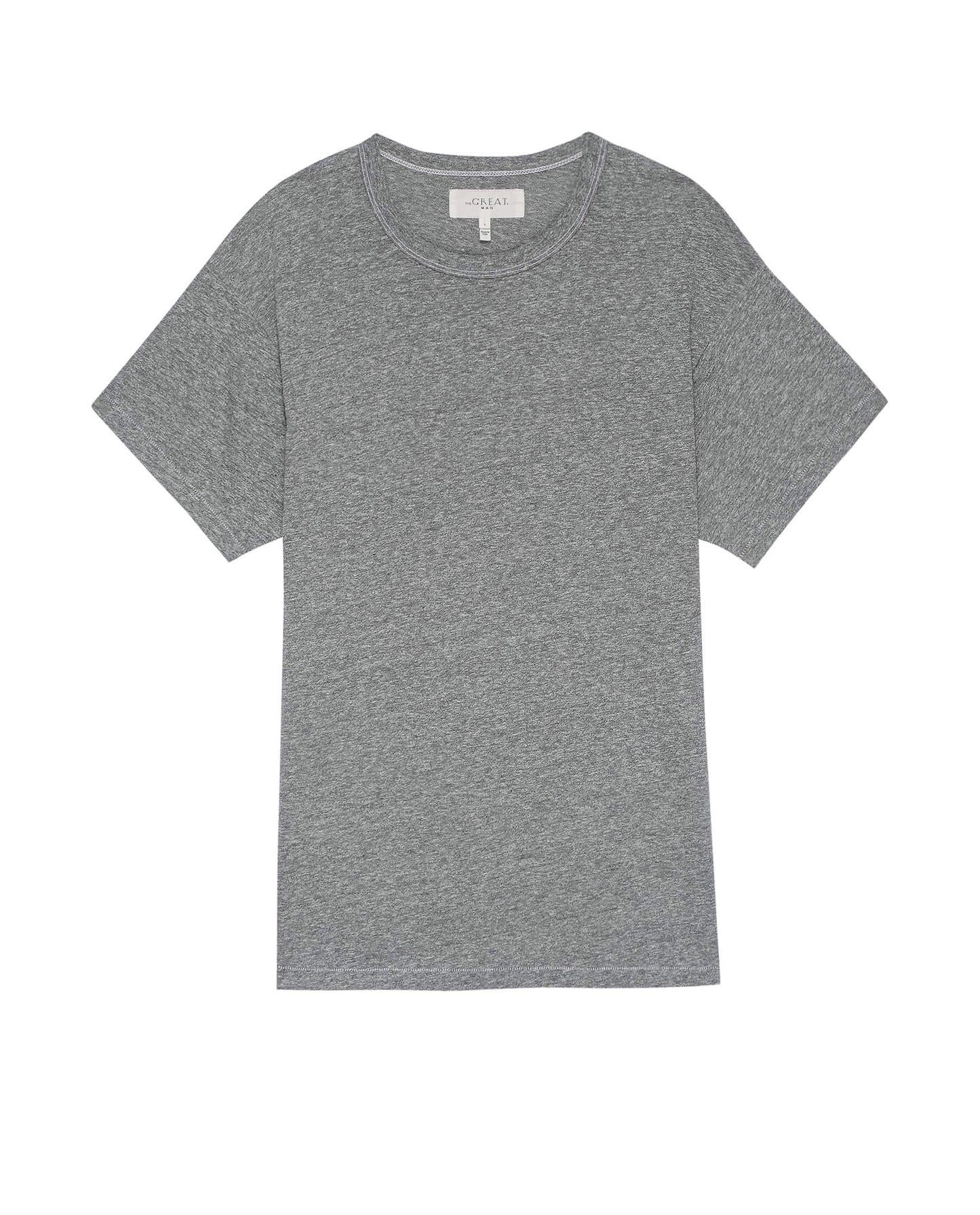 The Men's Slim Tee. -- HEATHER GREY