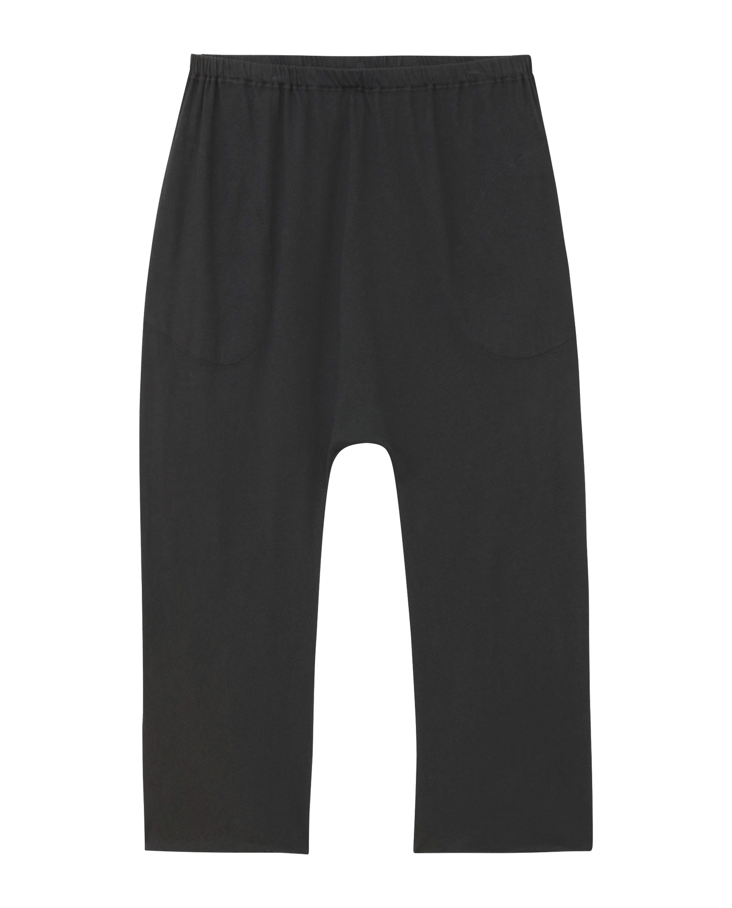The Jersey Crop Pant. -- Almost Black