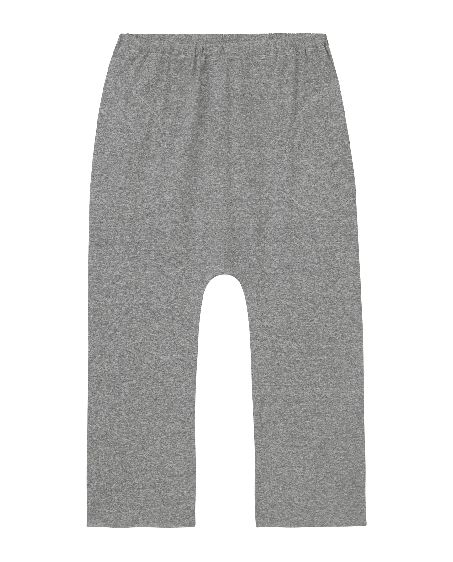 The Jersey Crop Pant. -- Heather Grey