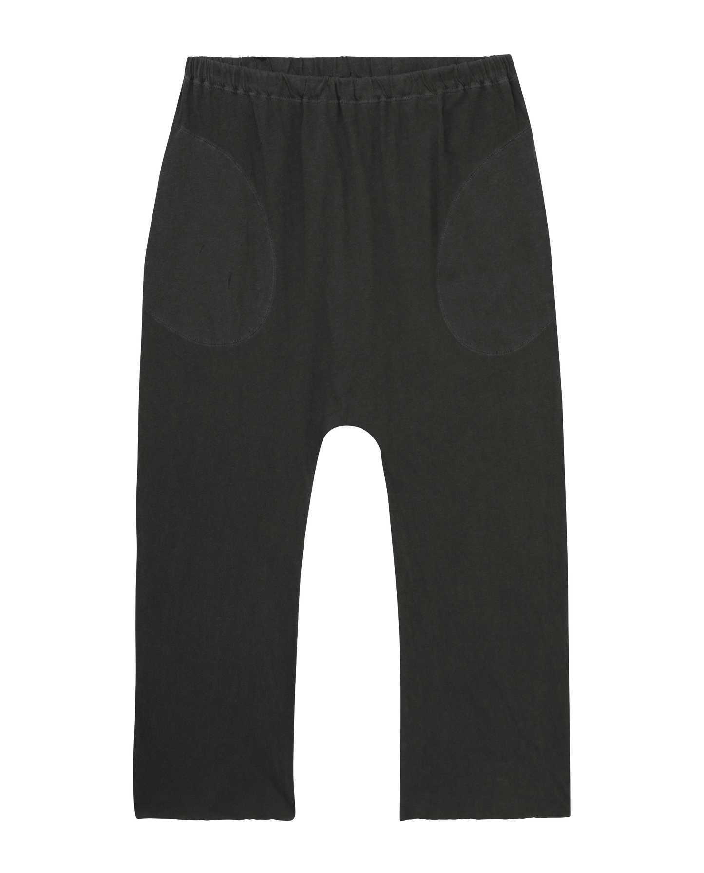 The Jersey Crop Pant. -- Washed Black