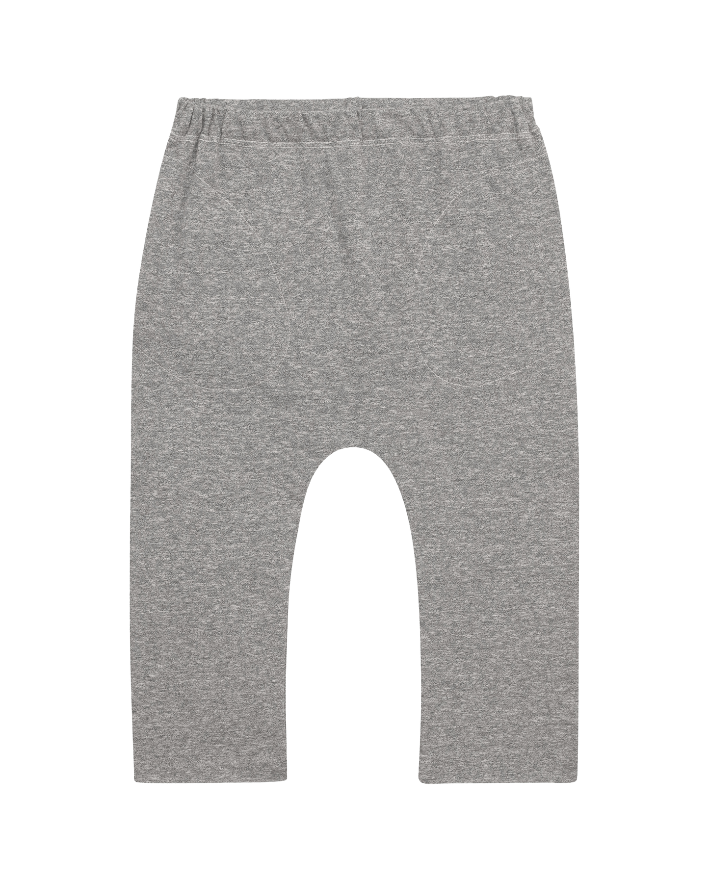 The Little Jersey Crop Pant. -- Heather Grey